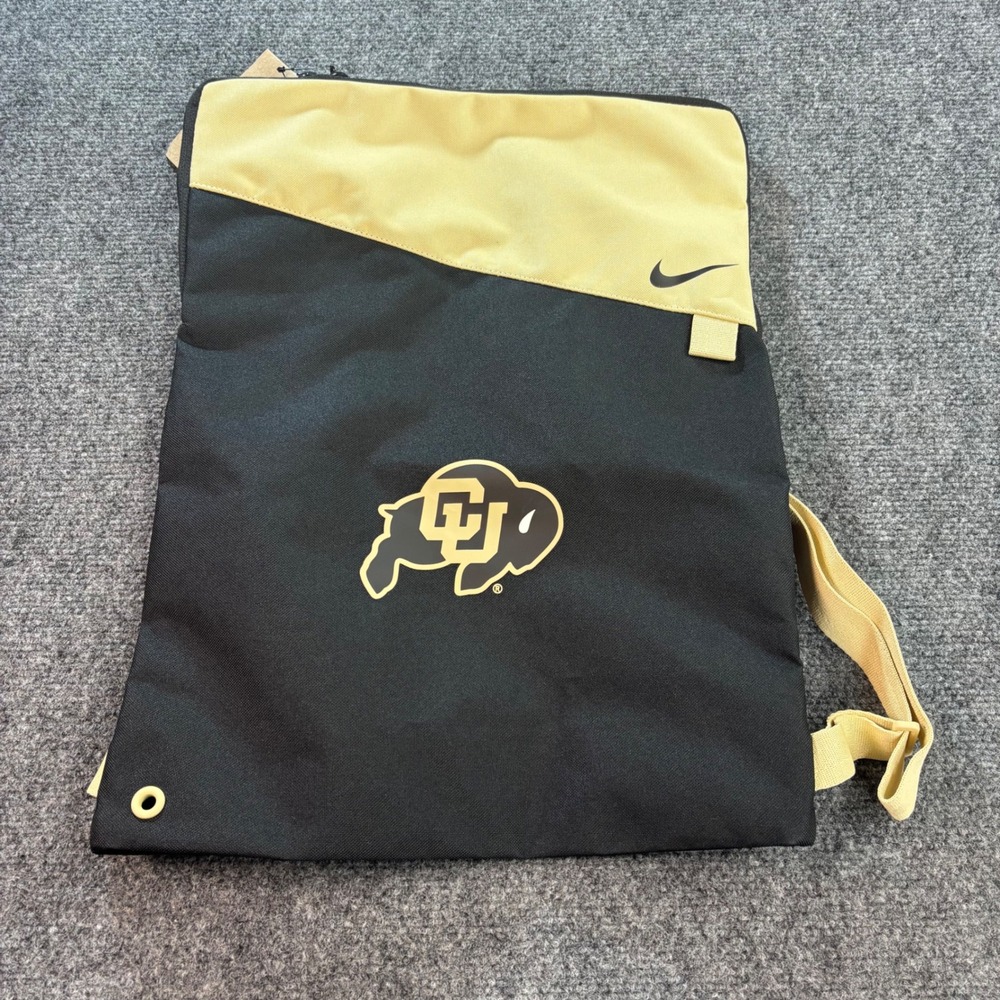 Nike Colorado Buffaloes Utility Gymsack Unisex OS Black Gold HM5135-010 NWT CU
